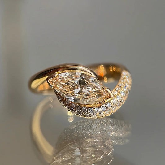 mossanite ring