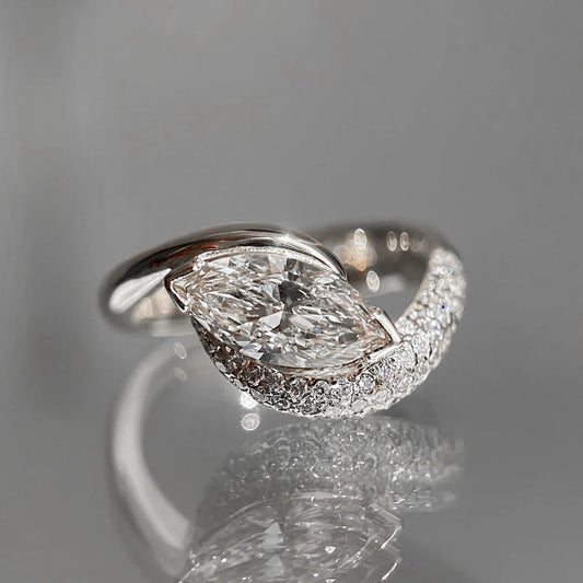 mossanite ring